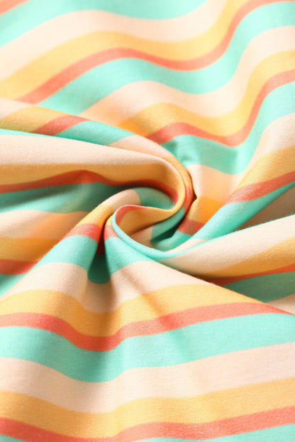 Maverick Yellow Striped Shirt Dress