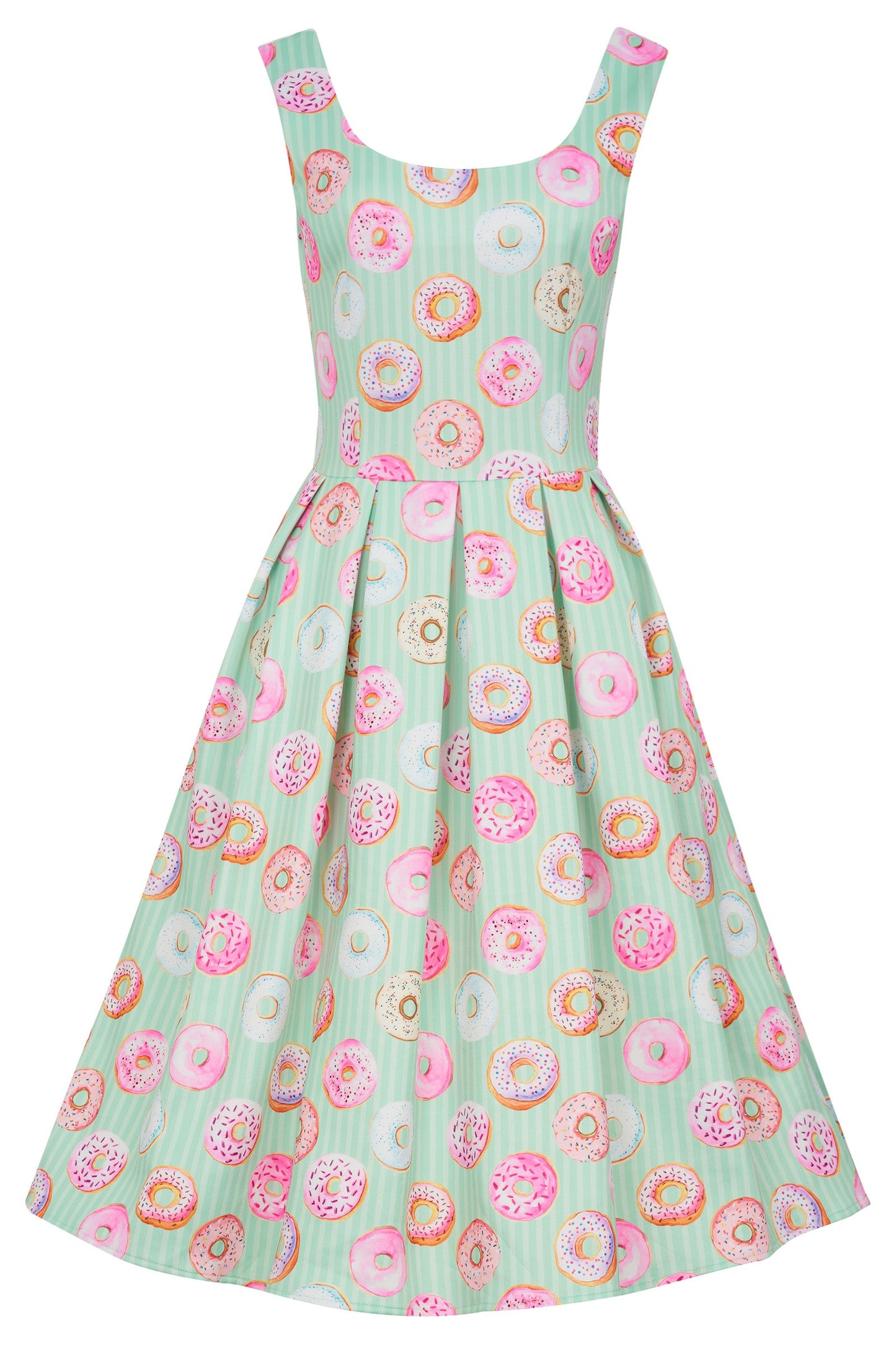 Amanda Mint Donut Tea Dress
