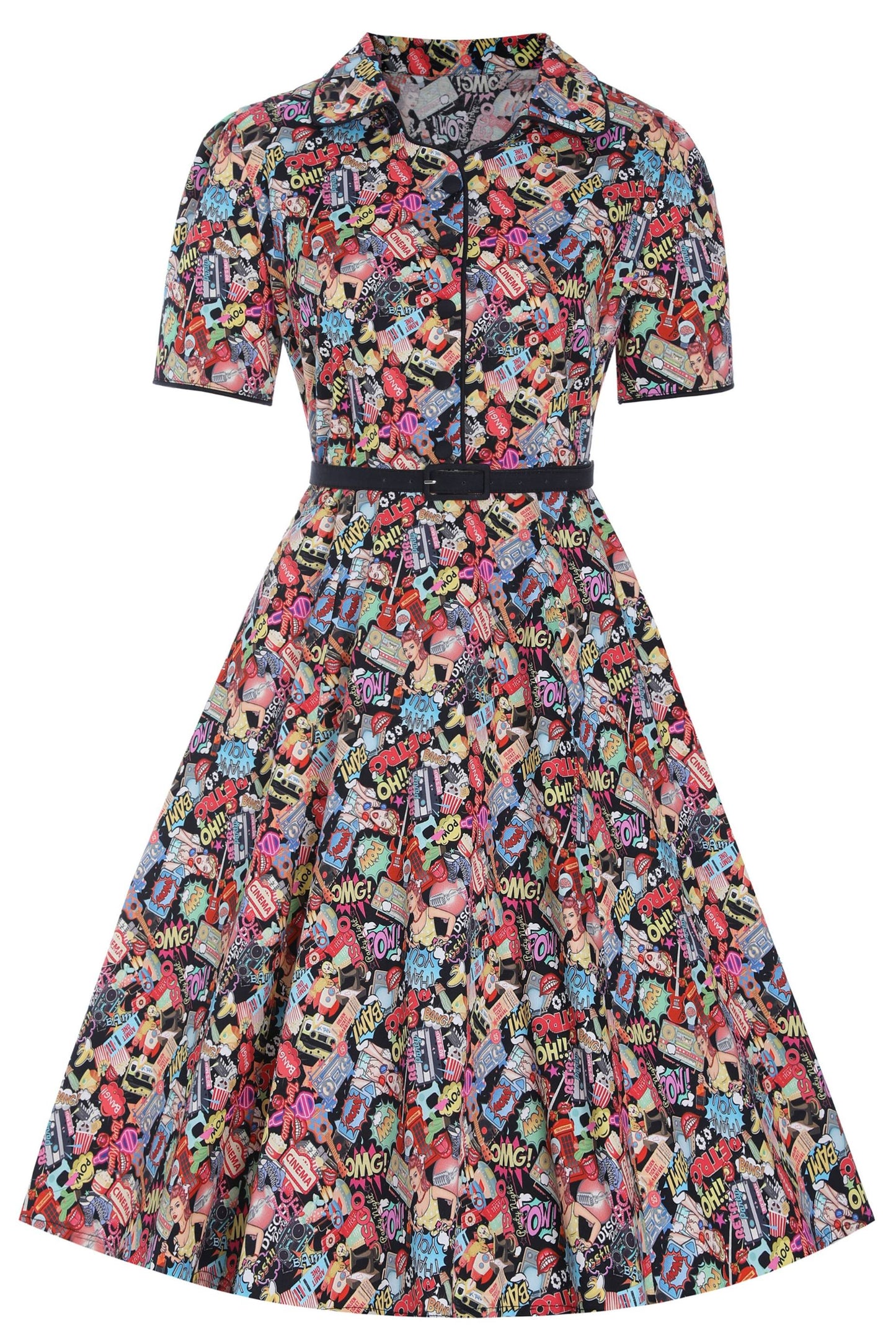 Penelope Pop Art Shirt Dress