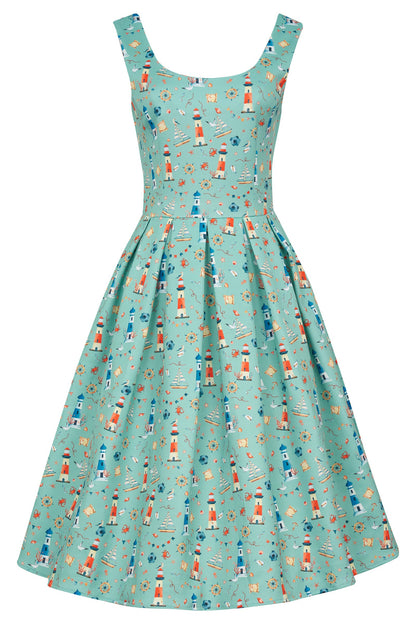 Amanda Nautical Fit and Flare Dress