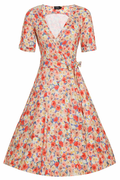 Matilda Summer Floral Wrap Dress