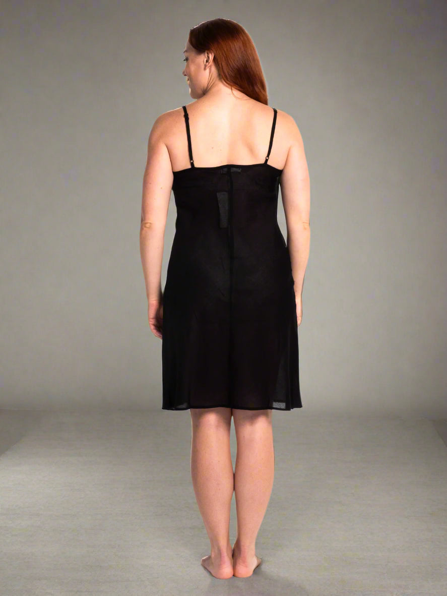 Sorrento Black Cotton Dress Length Slip