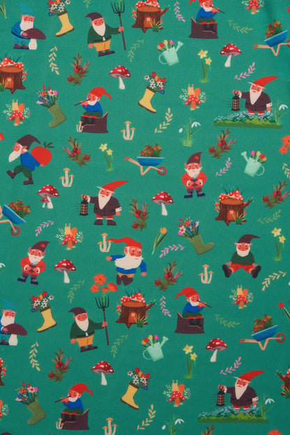 Amanda Green Garden Gnome Circle Dress