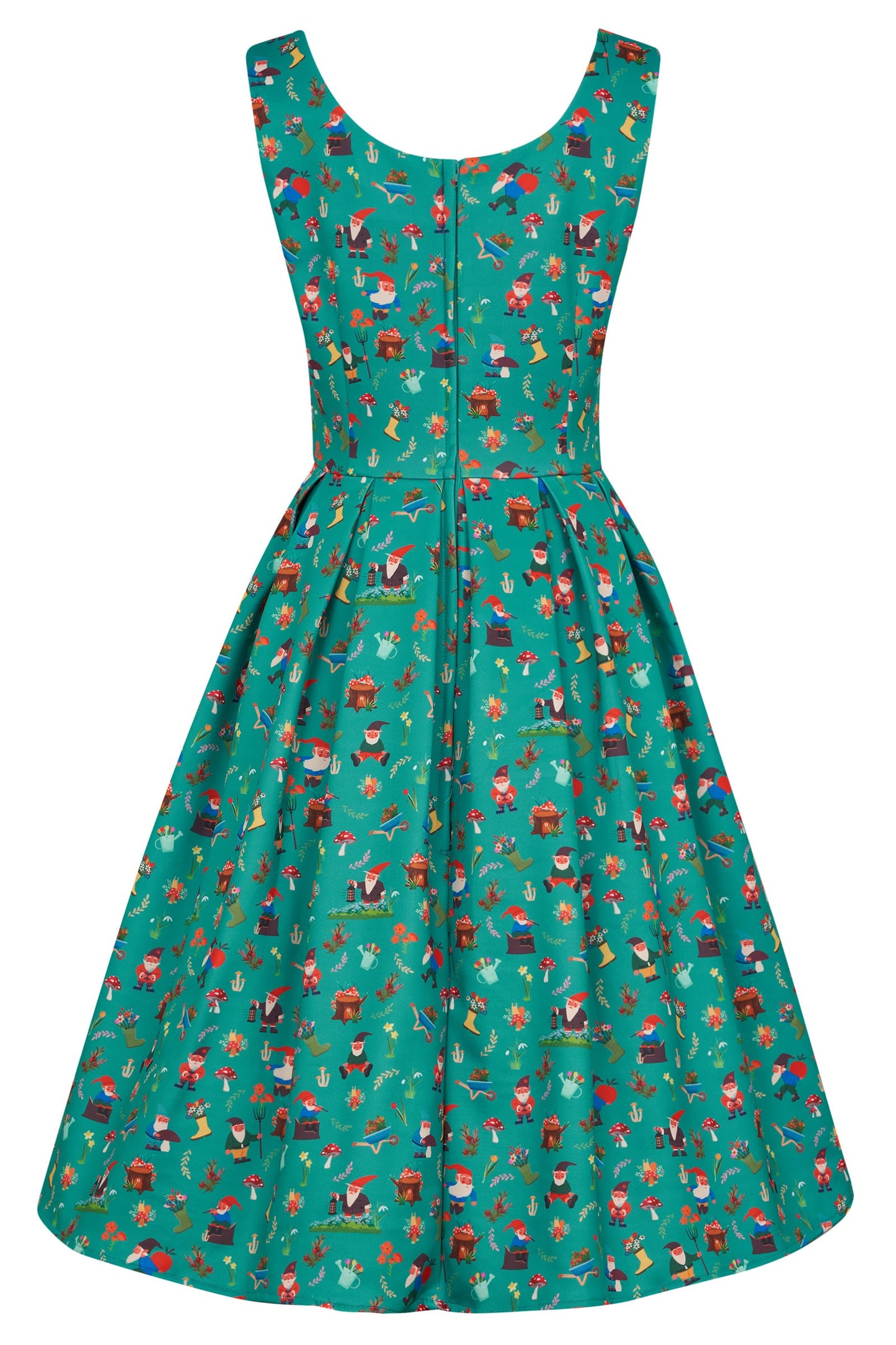 Amanda Green Garden Gnome Circle Dress