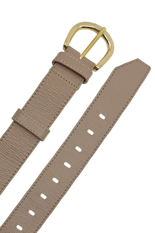 Jeans Belt Nude Soft Leather