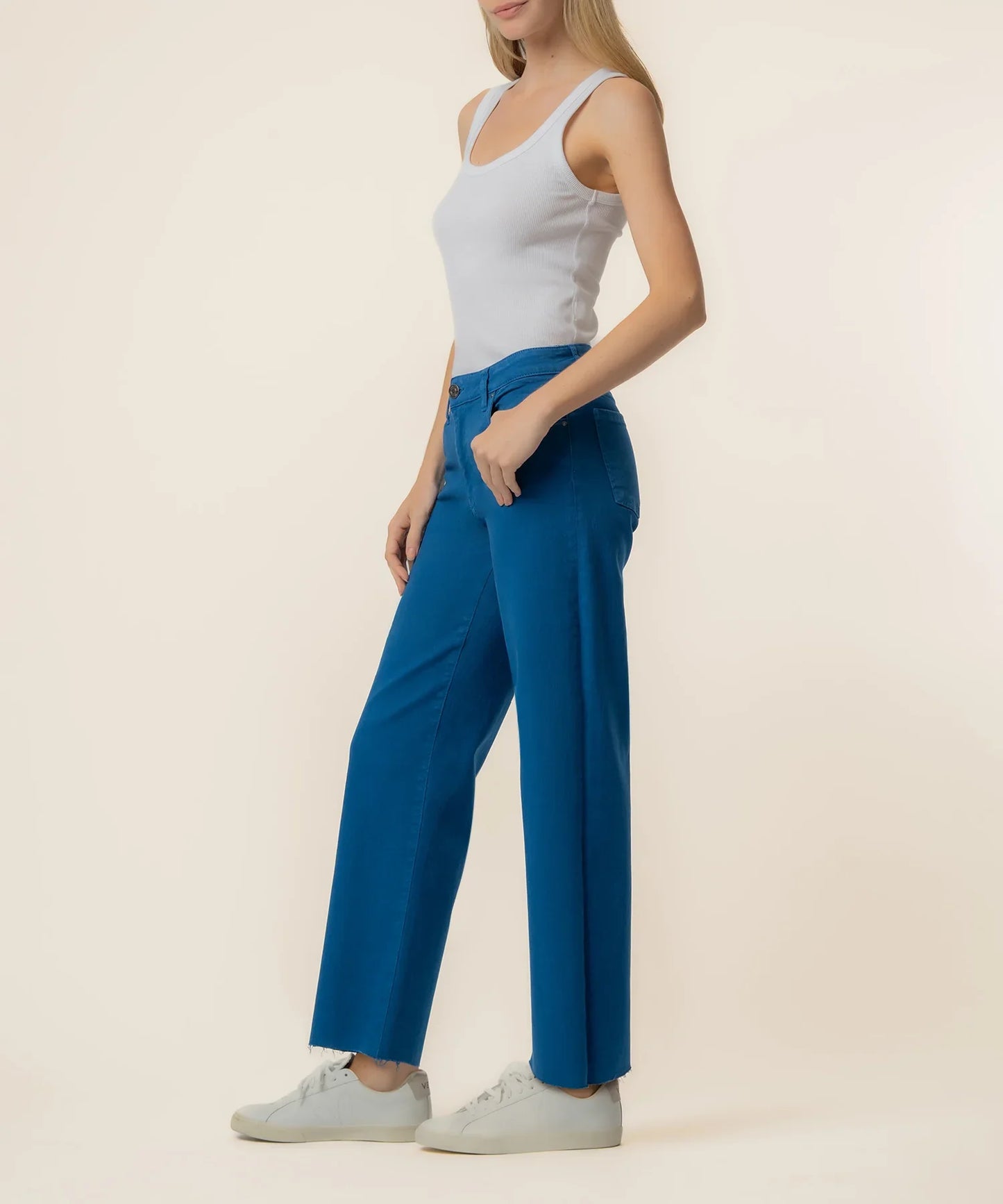 Kut Charlotte High Rise Wide Leg Jean