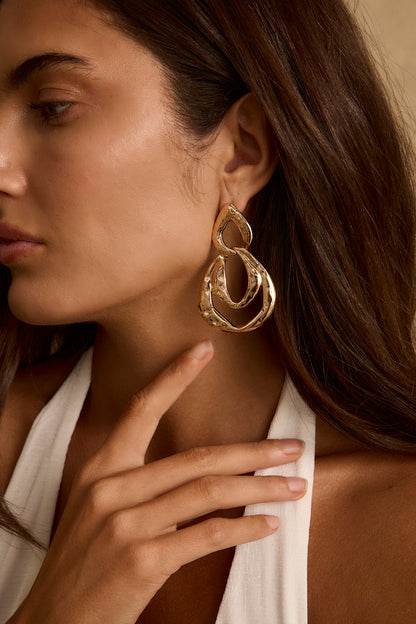 Kailani Gold Drop Earrings