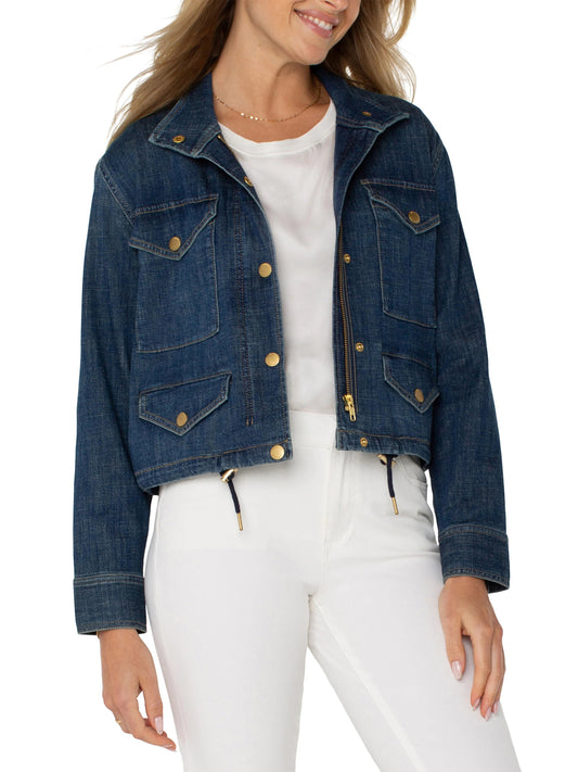 Liverpool Cropped Cargo Jacket