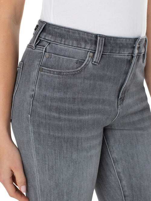 Liverpool Hannah Cropped Flare With Cut Hem