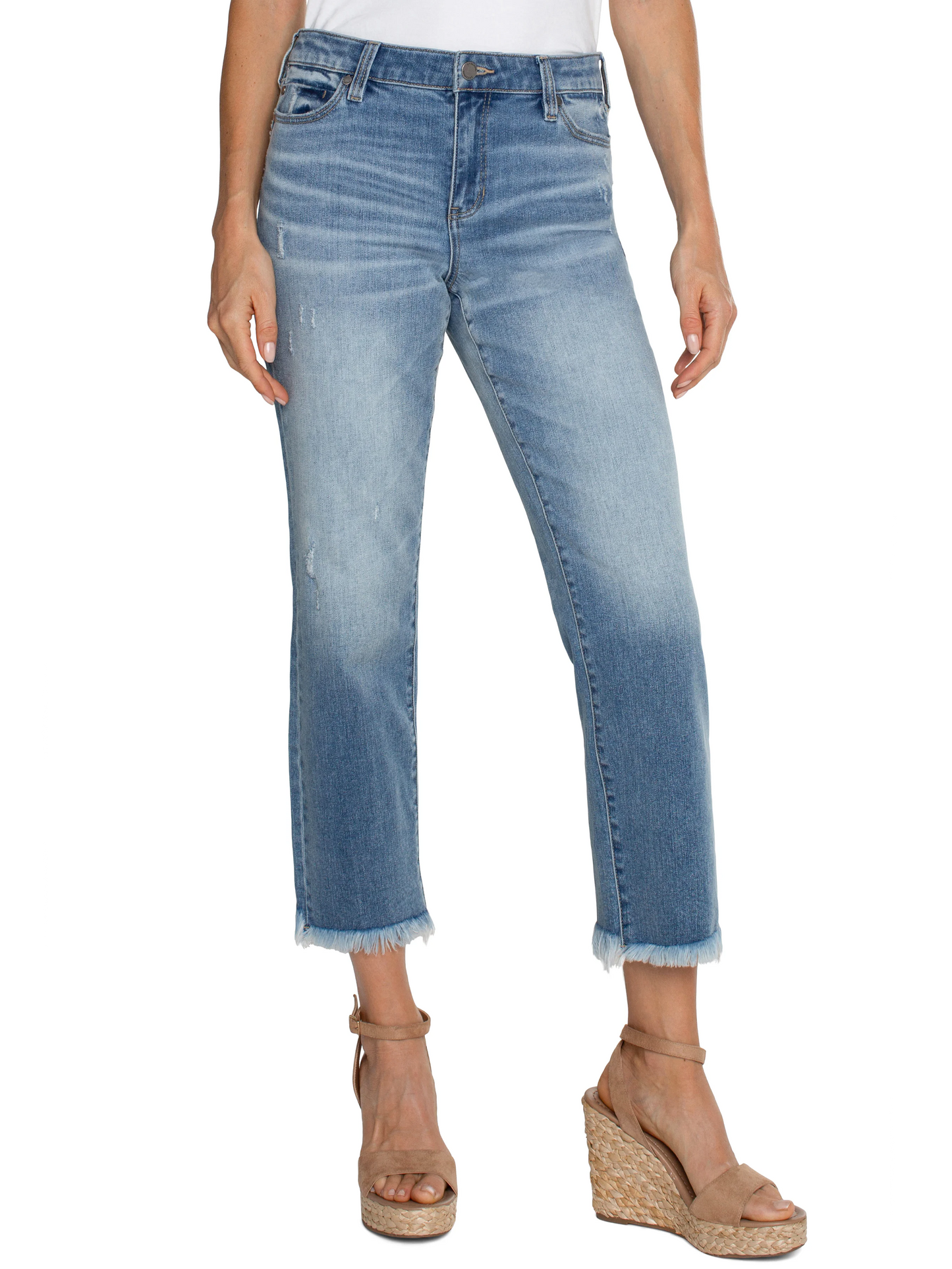 Liverpool Kennedy Crop Straight Leg Jean