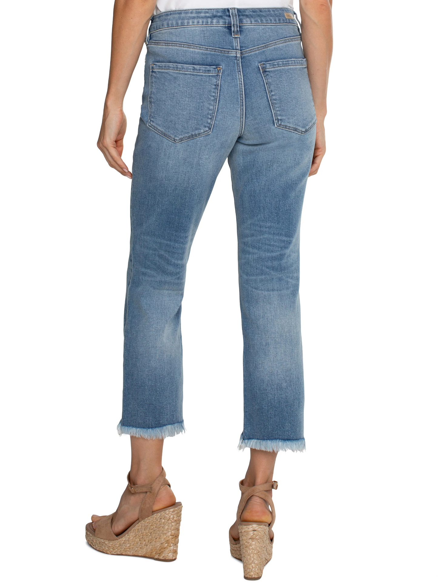 Liverpool Kennedy Crop Straight Leg Jean