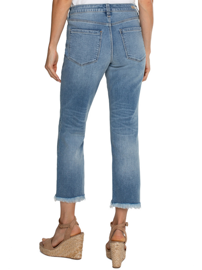 Liverpool Kennedy Crop Straight Leg Jean