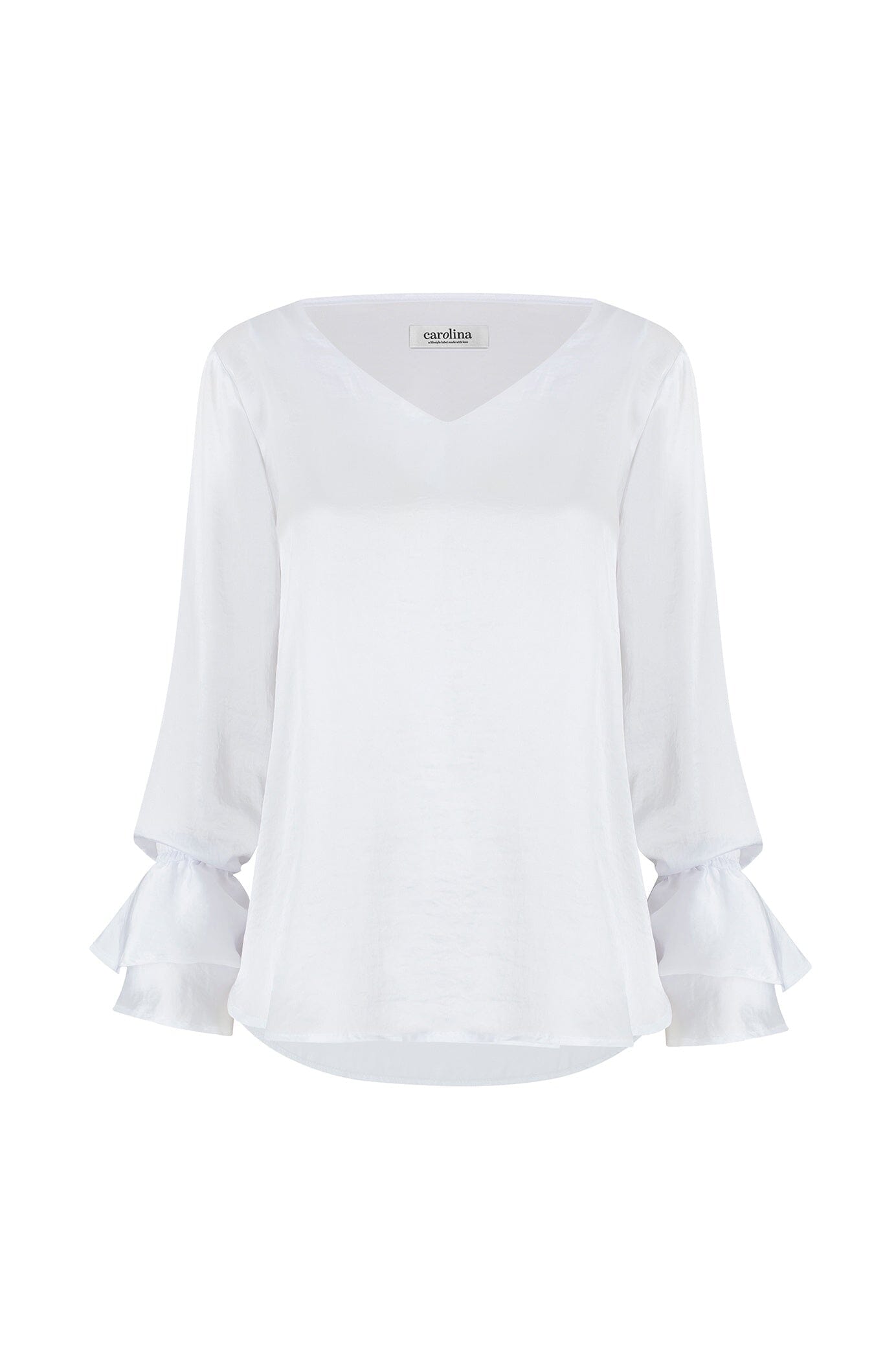 Lola Long Sleeve Top White