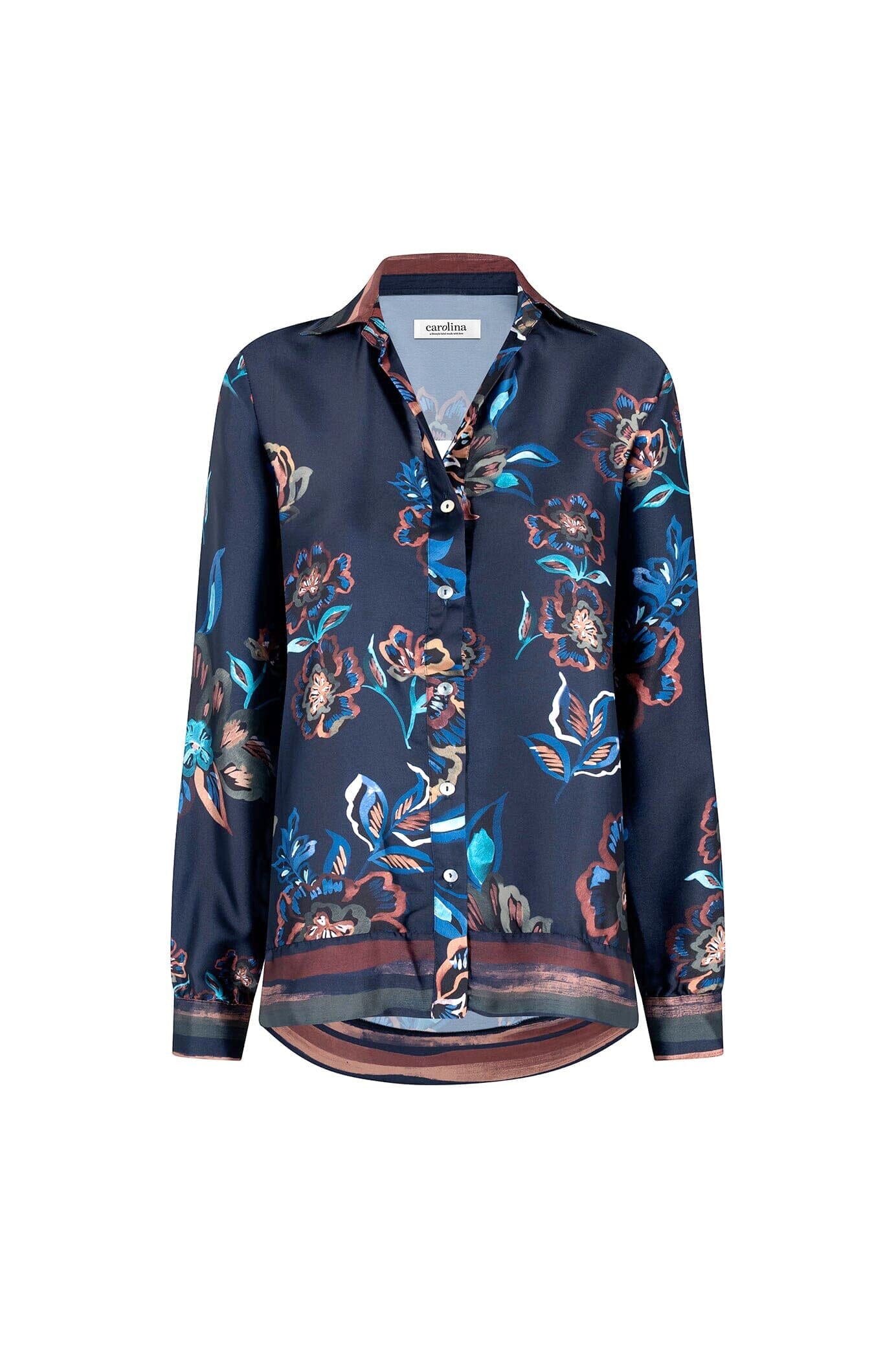 Louise Long Sleeve Collared Top