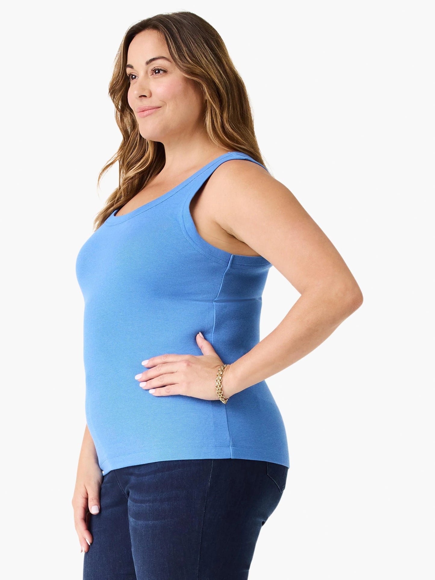 Perfect Knit Rib Scoop Tank