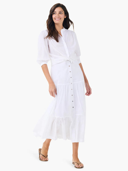 Cotton Tiered Skirt