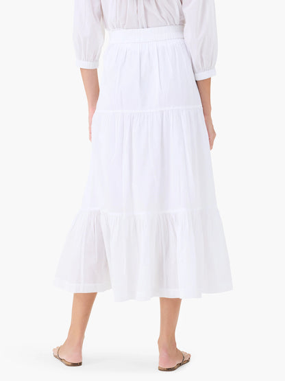 Cotton Tiered Skirt