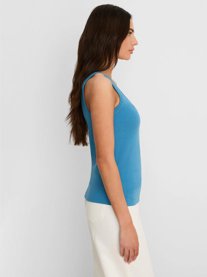 Perfect Knit Rib Scoop Tank