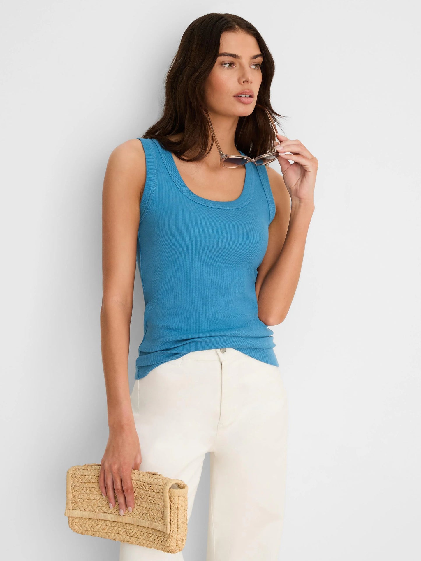Perfect Knit Rib Scoop Tank