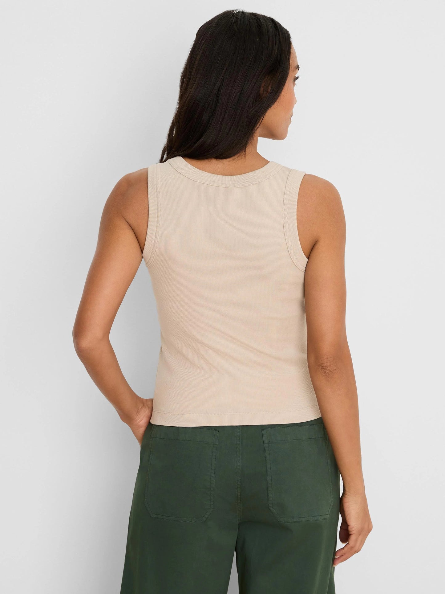 Perfect Knit Rib Scoop Tank