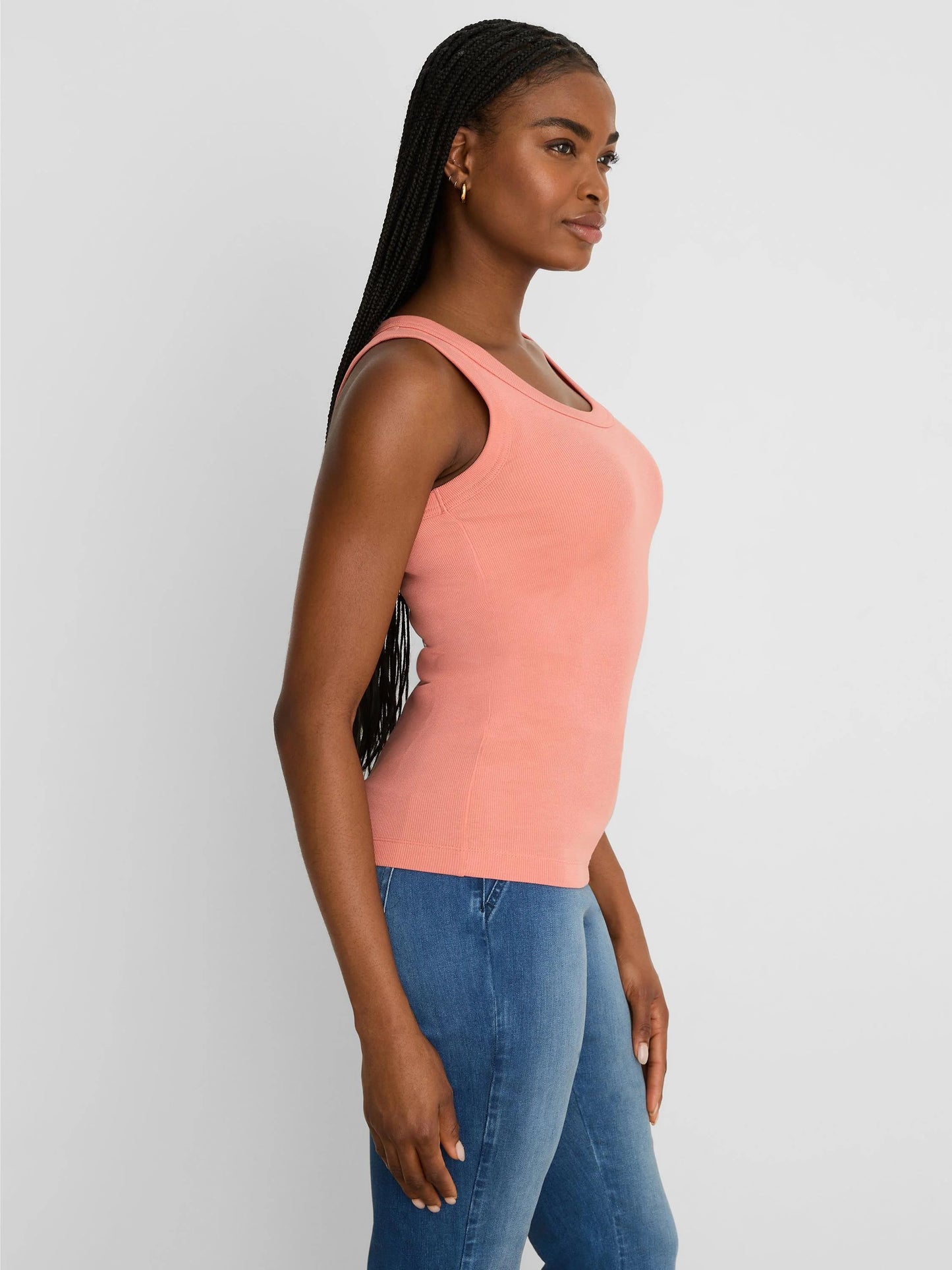 Perfect Knit Rib Scoop Tank