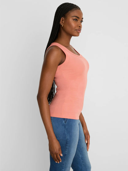 Perfect Knit Rib Scoop Tank