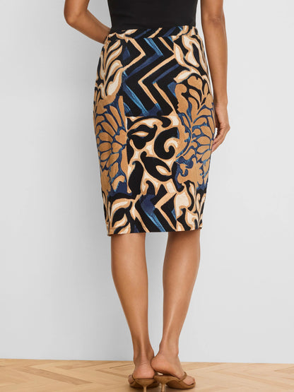Deco Blooms Knit Skirt