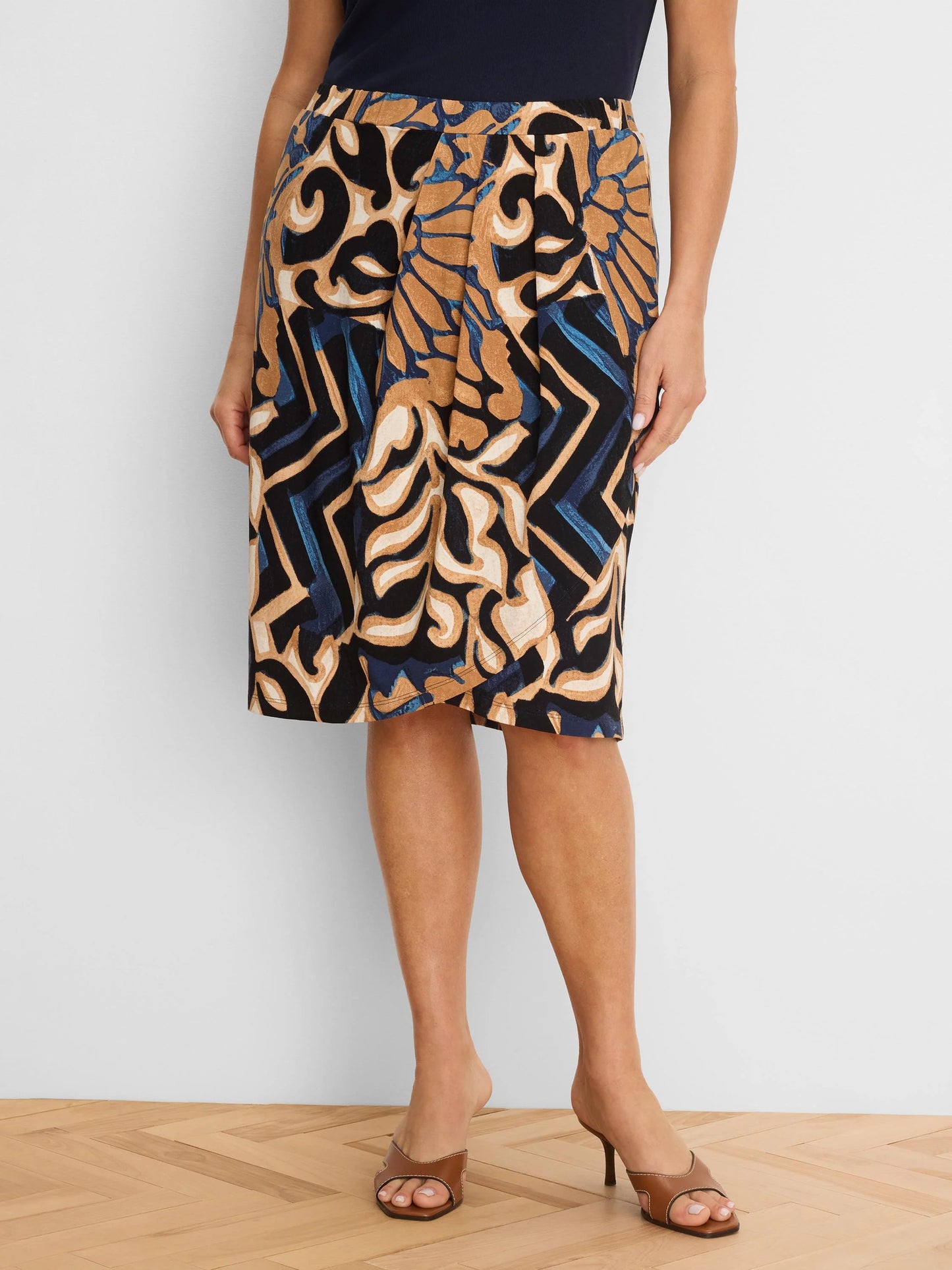 Deco Blooms Knit Skirt