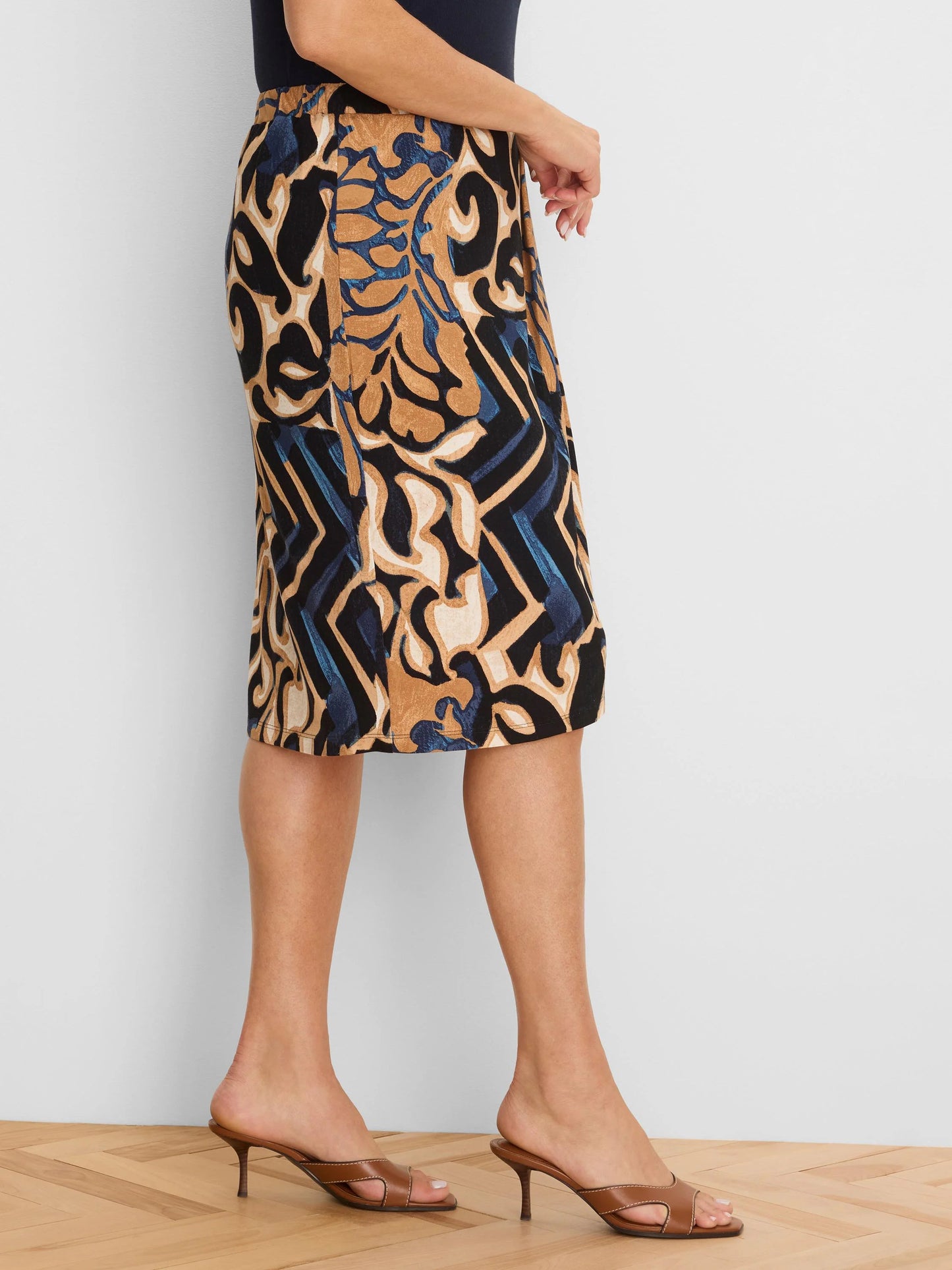 Deco Blooms Knit Skirt