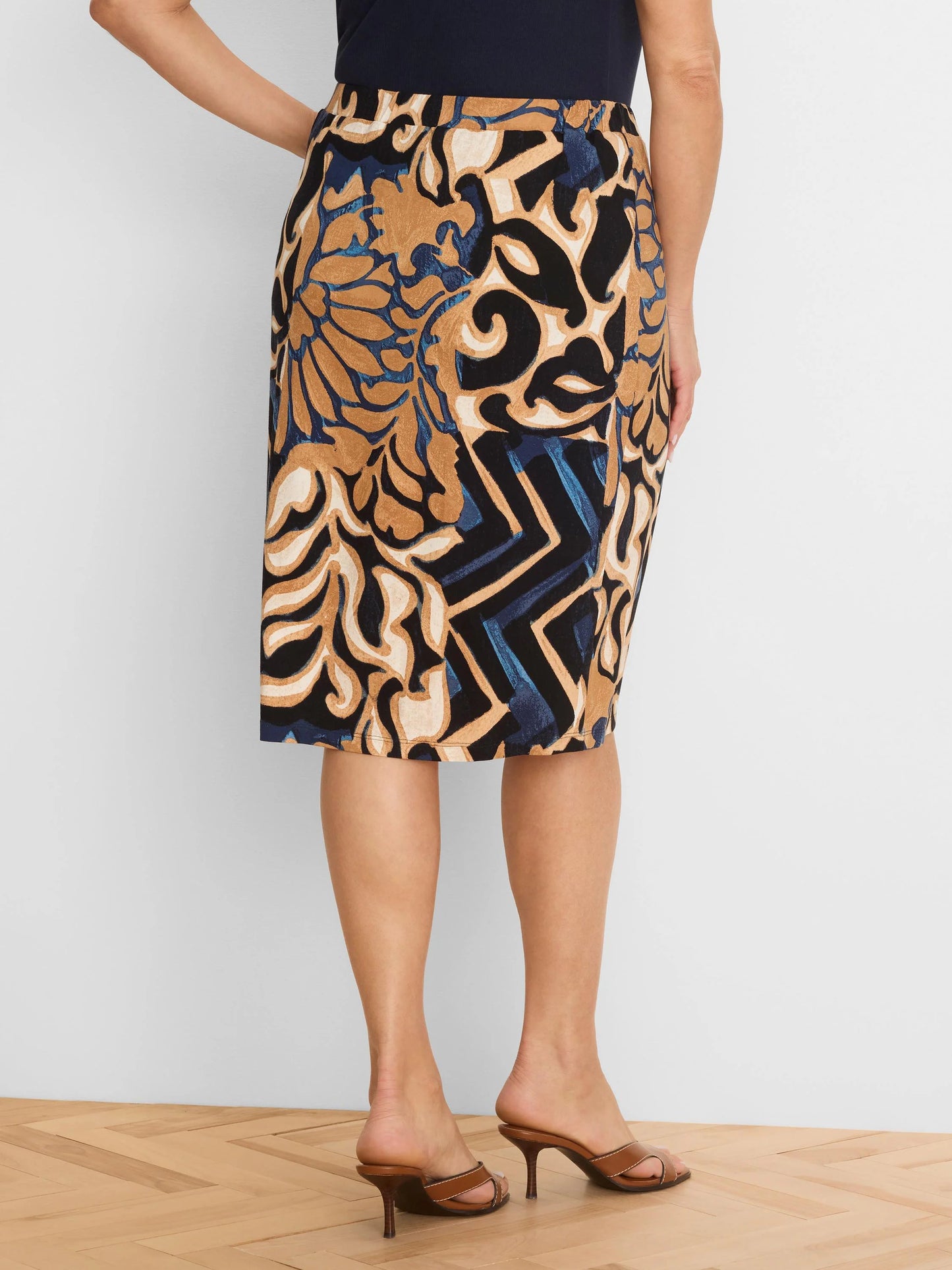 Deco Blooms Knit Skirt