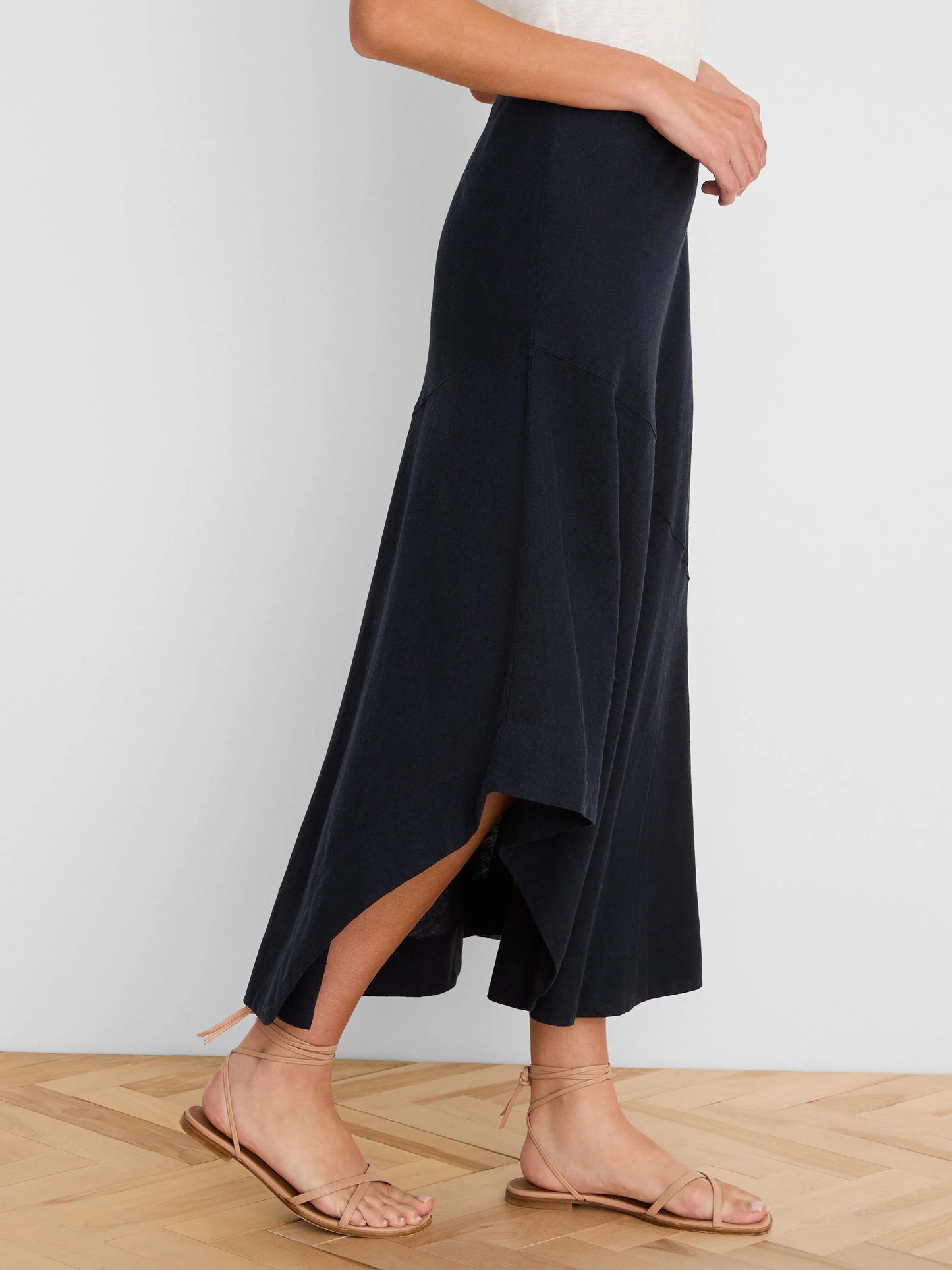 Long Engagement Rumba Linen Skirt