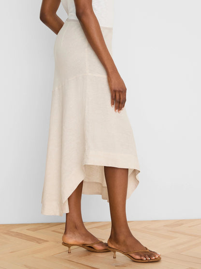 Long Engagement Rumba Linen Skirt