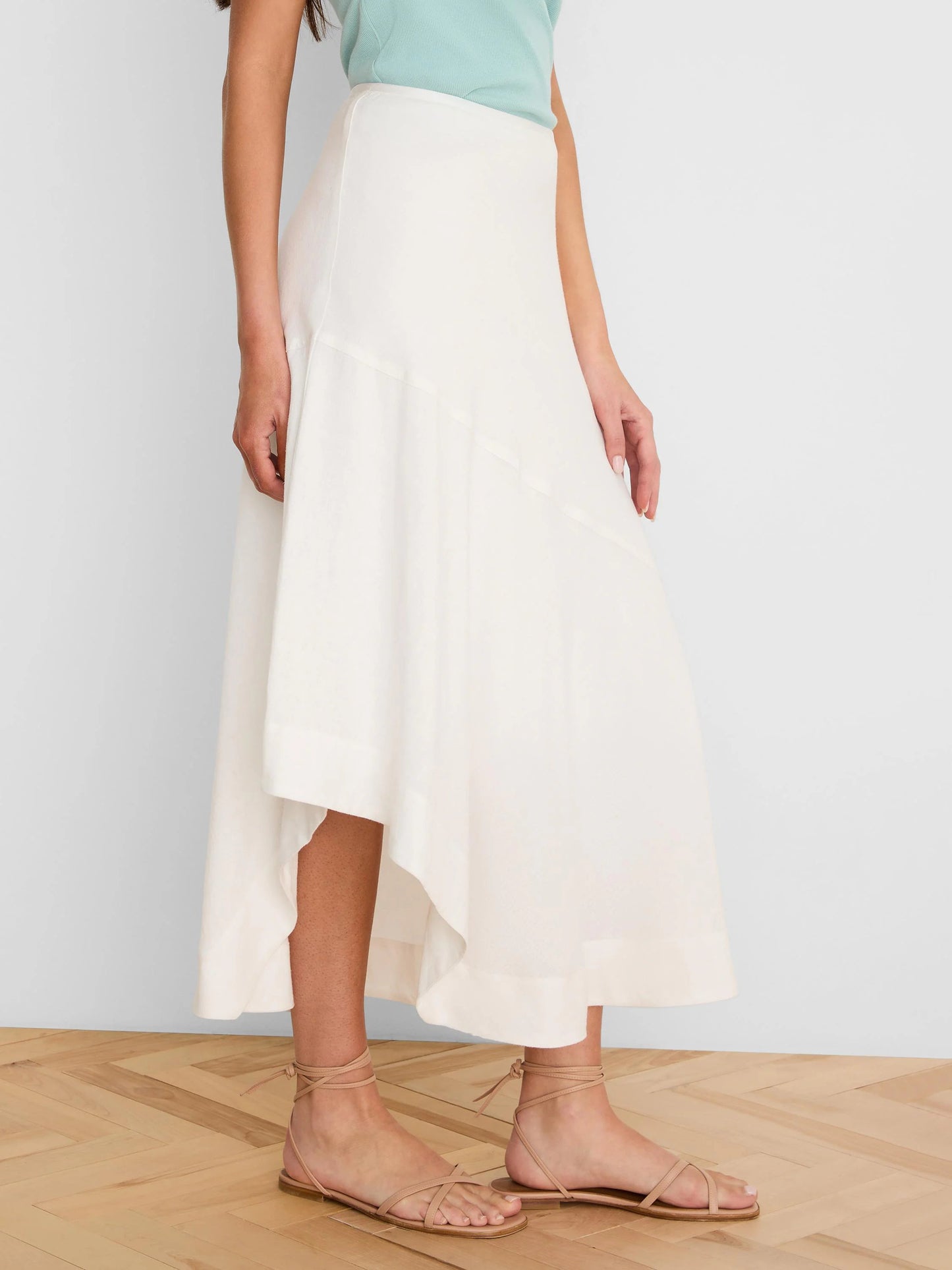 Long Engagement Rumba Linen Skirt