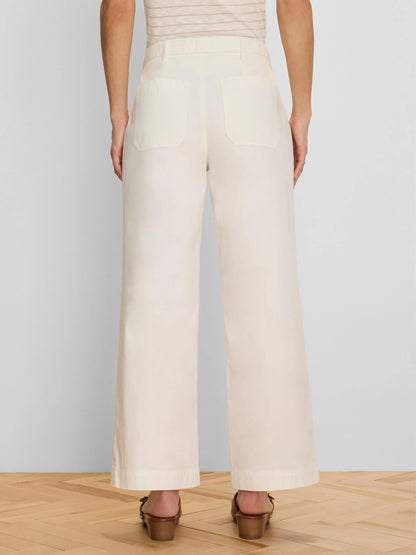 Highland Wide Leg Soft Stretch Belted Ankle Pant