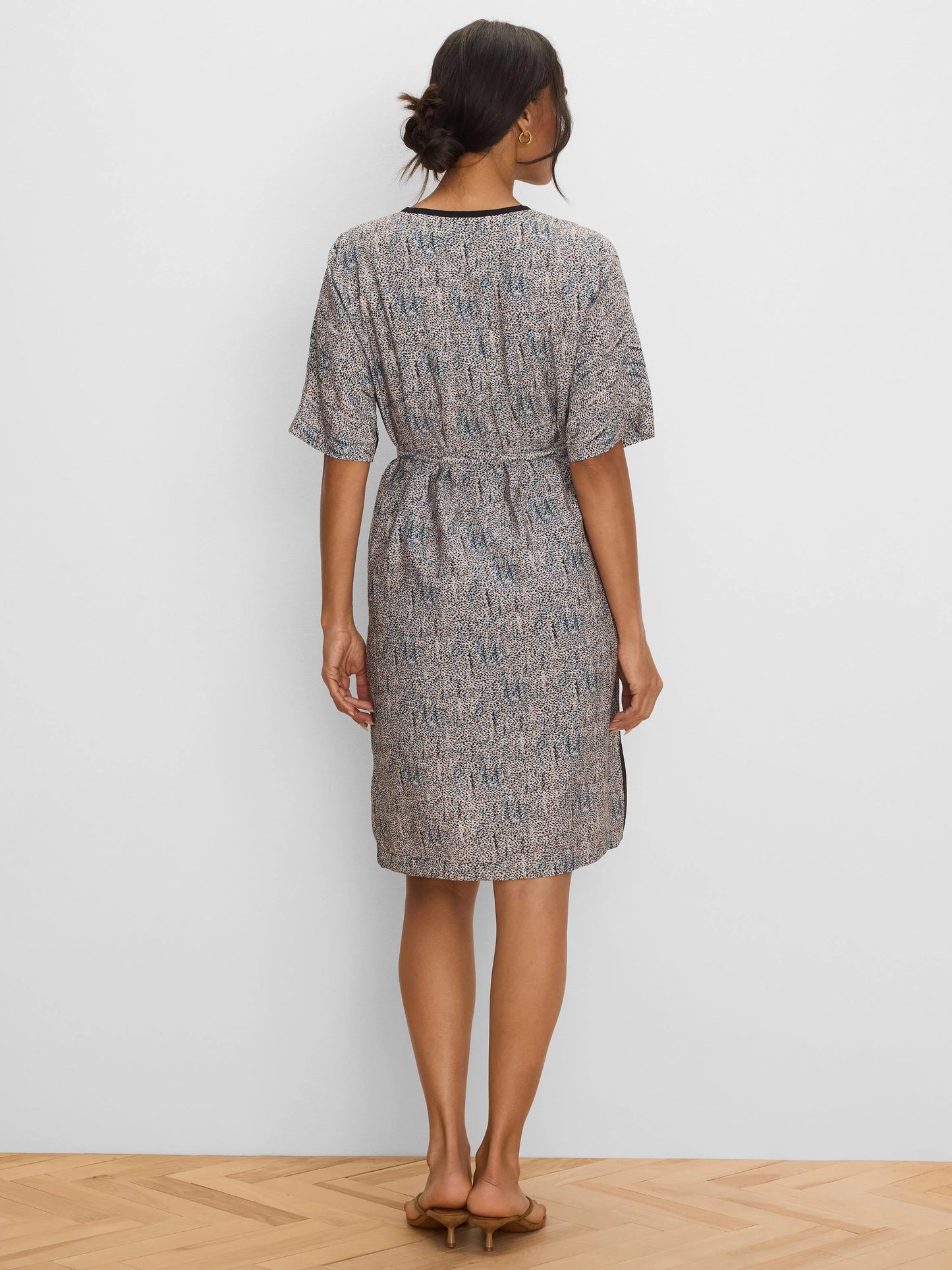 Sun Speckle Devon Trimmed Dress