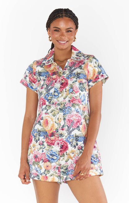 Range Romper ~ Dusty Meadows Denim