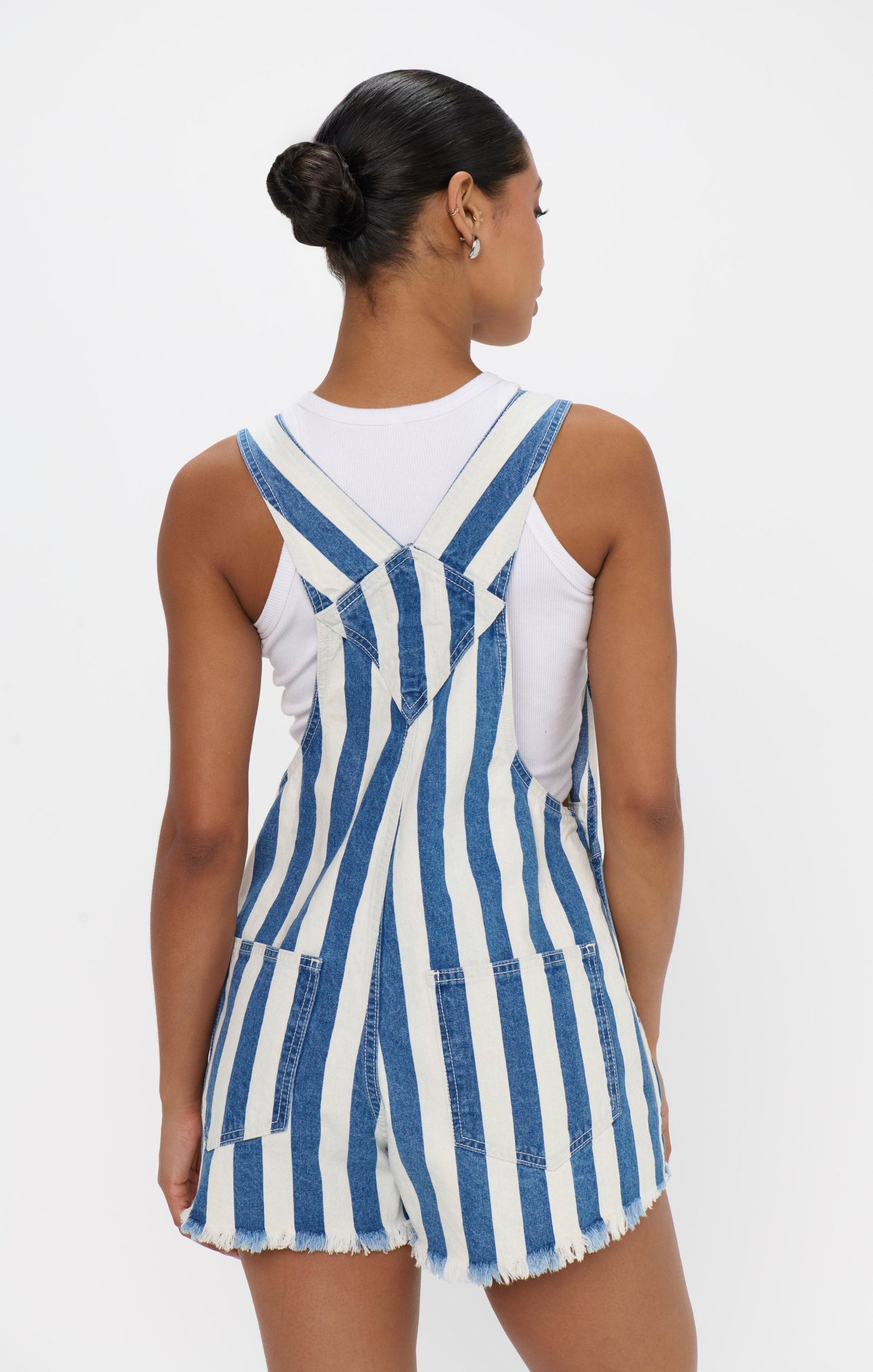 Georgia Overalls ~ Sonoma Stripe