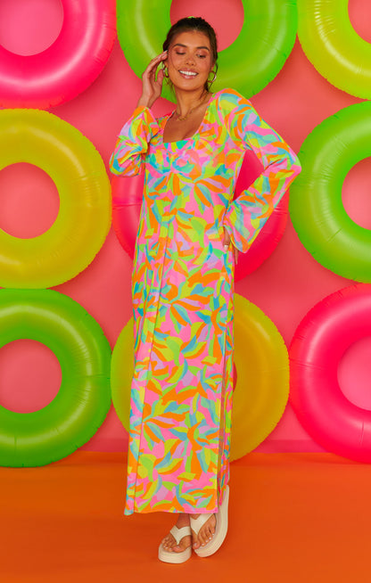 Santos Cover Up ~ Neon Tropics