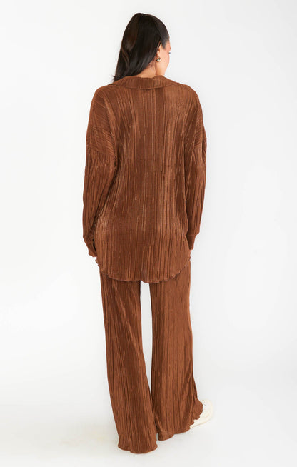 Everywhere Pants ~ Chocolate Pleat