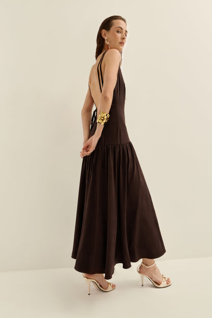 Vestido Mica Choco · Allegra ·