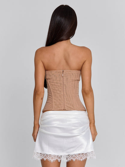 Cayana Mini Skirt White