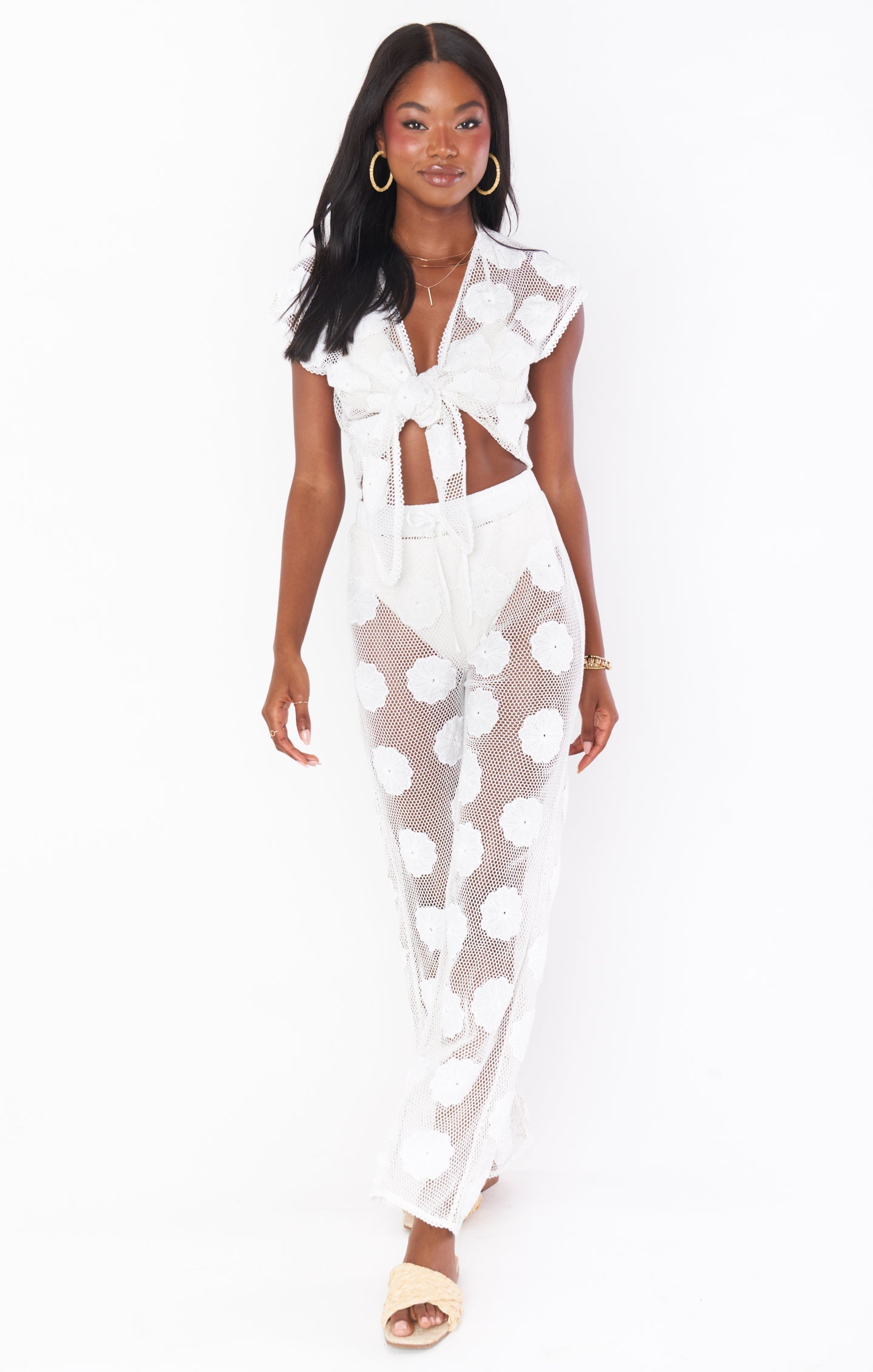 Washed Ashore Pants ~ Wildflower Mesh
