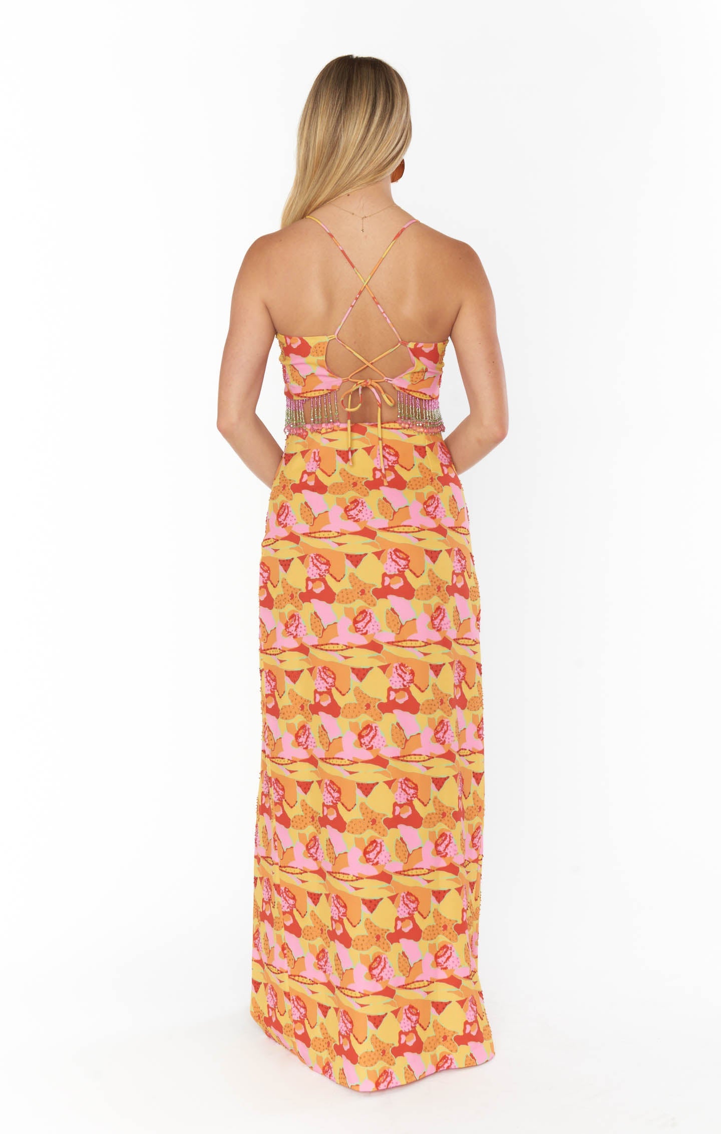 Rumba Top ~ Havana Beaded Sequins