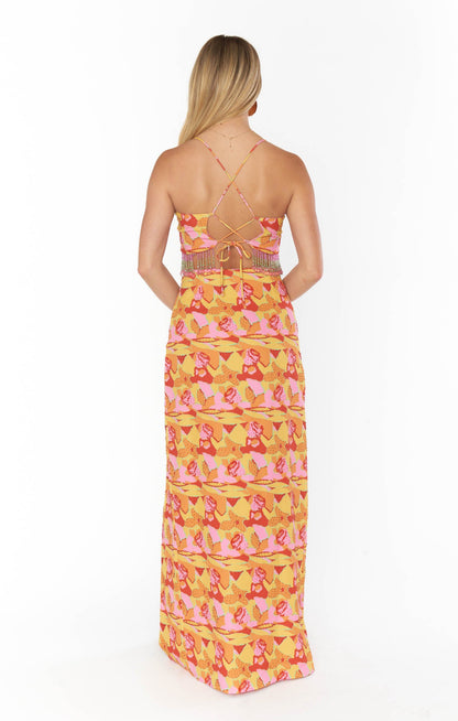 Rumba Top ~ Havana Beaded Sequins