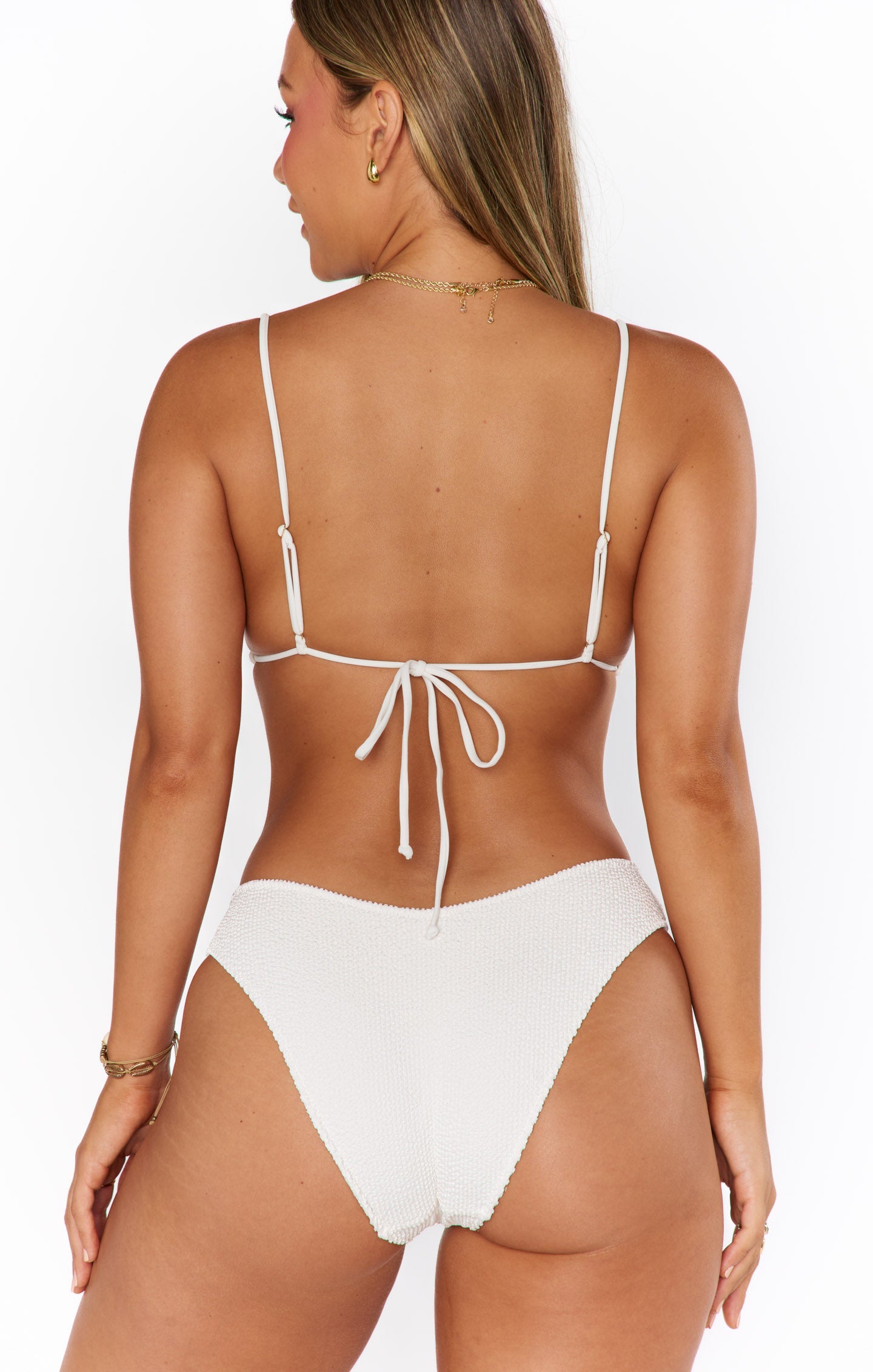 Silvana Bottom ~ Ivory Scrunch