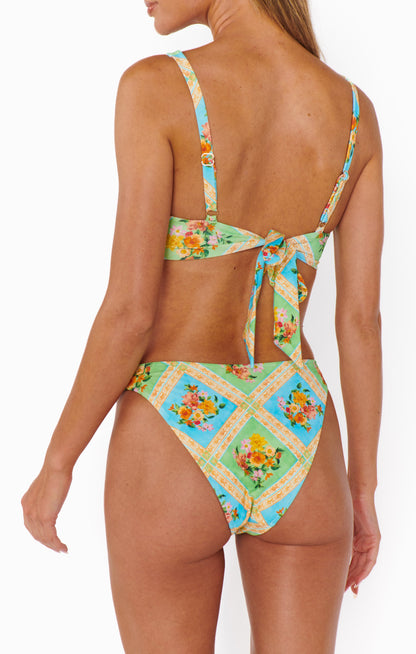 Sanibel Top ~ Reversible Bouquet Gingham