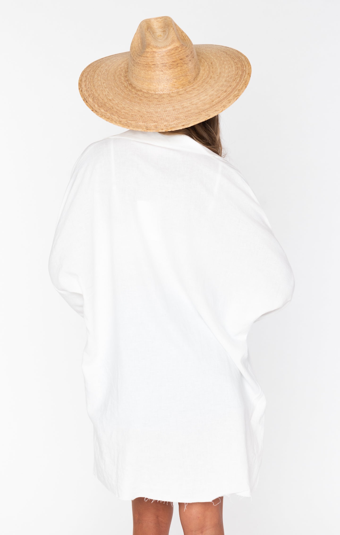 Johns Button Down Shirt ~ White Linen