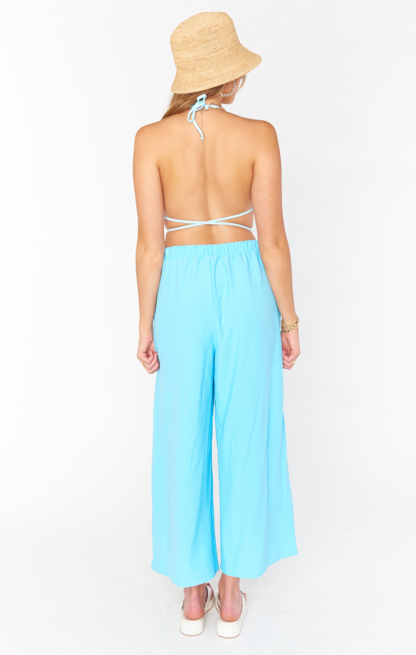 Kick Back Pants ~ Sky Blue