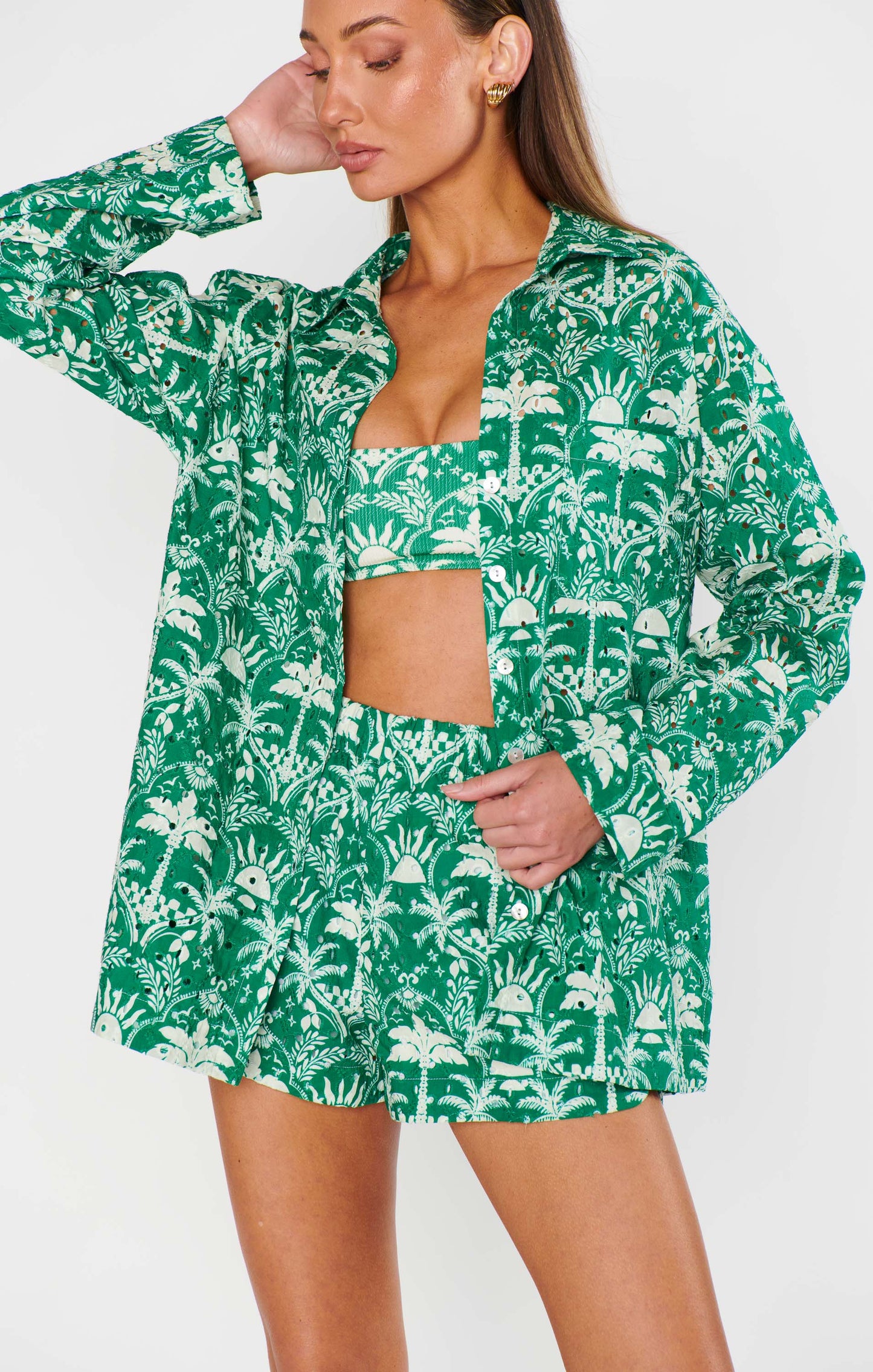 Hendrix Dolphin Shorts ~ Tiki Palms