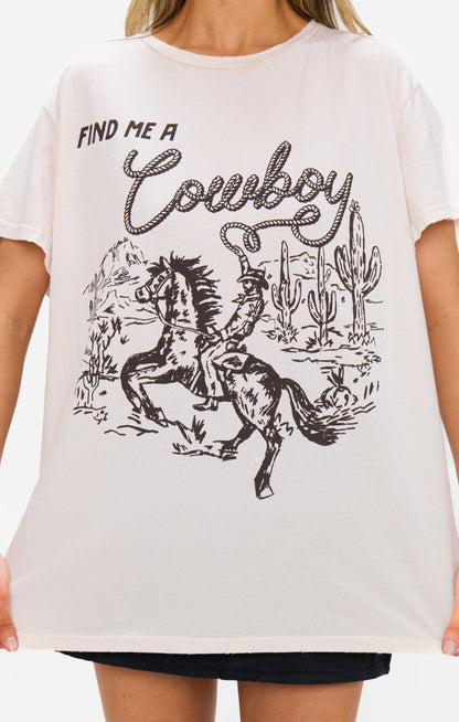 Tom Tee ~ Find Me A Cowboy Graphic